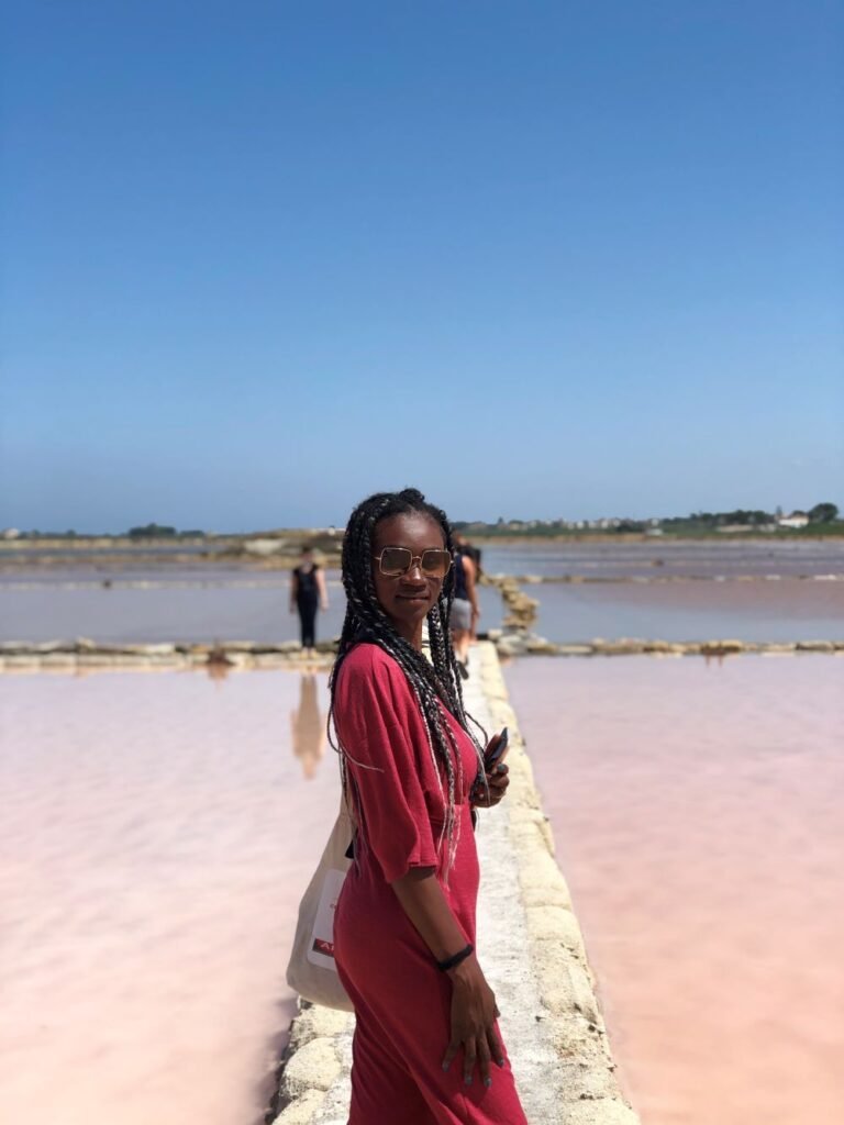 At the Salt Pans of Marsala, Western Sicily